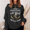 Never Underestimate A Girl With A Bow Archery Funny Gift Archery Funny Gifts Sweatshirt Gifts for Her Never Underestimate A Girl With A Bow Archery Funny Gift Archery Funny Gifts Sweatshirt Gifts for Her