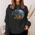 Never Underestimate An Old Man Road Bike Gift For Mens Sweatshirt Gifts for Her