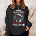 Never Underestimate An Old Man With A Boxer Sweatshirt Gifts for Her