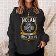 Nolan Irish Name Gift Vintage Ireland Family Surname Sweatshirt Gifts for Her