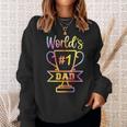 Number 1 Dad Fathers Day Funny Gifts For Dad Sweatshirt Gifts for Her