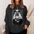 Occult Gothic Dark Satanic Unholy Nun Witchcraft Horror Goth Sweatshirt Gifts for Her