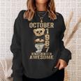 October 1987 36Th Birthday 2023 36 Years Of Being Awesome Sweatshirt Gifts for Her