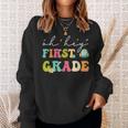 Oh Hey First Grade 1St Grade Team Back School First Day Sweatshirt Gifts for Her