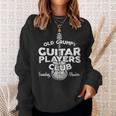 Old Grumpy Guitar Players Club Founding Member Guitar Funny Gifts Sweatshirt Gifts for Her