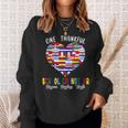 One Thankful School Counselor Hispanic Heritage Month Flags Sweatshirt Gifts for Her