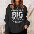 Only Child Crossed Out Big Brother 2024 Pregnancy Announce Sweatshirt Gifts for Her