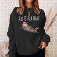 His And Her Otter Half Matching Couple Christmas His Sweatshirt Gifts for Her