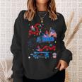 Patriotic Construction Excavator 4Th Of July Boy Kid Toddler Sweatshirt Gifts for Her