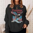 Patriotic Eagle American 4Th Of July 1776 Freedom Born Free Sweatshirt Gifts for Her