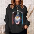 Patriotic Eagle July 4Th Of July Fourth July American Flag Sweatshirt Gifts for Her