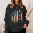 Patriotic Firefighter Gifts American Usa Flag Funny Gift For Mens Sweatshirt Gifts for Her