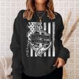 Patriotic Grandpa Of A Us Sailor Flag Sweatshirt Gifts for Her