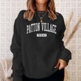 Patton Village Texas Tx Vintage Athletic Sports Sweatshirt Gifts for Her