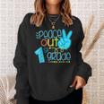 Peace Out 1St Grade Funny End Of School Year Sweatshirt Gifts for Her
