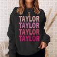 Personalized Name Taylor I Love Taylor Sweatshirt Gifts for Her