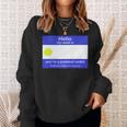 Pickleball Addicts Anonymous Name Tag Sweatshirt Gifts for Her