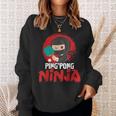 Ping Pong Ninja - Table Tennis Player Paddler Sports Lover Sweatshirt Gifts for Her