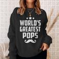 Pops Grandpa Gifts Worlds Greatest Pops Gift For Mens Sweatshirt Gifts for Her