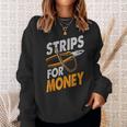 Powerline Electrical Dad Electricians Gift Strips For Money Sweatshirt Gifts for Her