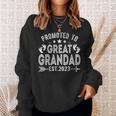 Promoted To Great Grandad Est2023 Vintage New Dad Funny Gifts For Dad Sweatshirt Gifts for Her Promoted To Great Grandad Est2023 Vintage New Dad Funny Gifts For Dad Sweatshirt Gifts for Her