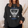 Proud Air Force Pappy Veterans Day Sweatshirt Gifts for Her