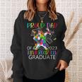 Proud Dad Of A 2023 Kindergarten Graduate Unicorn Dabbing Sweatshirt Gifts for Her
