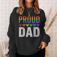 Proud Dad Of Gay Lesbian Lgbt Family Matching Pride Ally Sweatshirt Gifts for Her