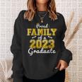 Proud Family Of A 2023 Graduate Senior 23 Graduation Sweatshirt Gifts for Her