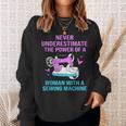 Quilting Craft Funny Sewing Quotes For A Seamstress Sweatshirt Gifts for Her