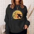 Ragdoll Cat Scary And Moon Funny Kitty Halloween Costume Sweatshirt Gifts for Her