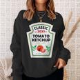 Red Ketchup Diy Costume Matching Couples Groups Halloween Sweatshirt Gifts for Her