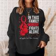 Red Ribbon Survivor Congestive Heart Failure Awareness Sweatshirt Gifts for Her