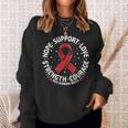 Red Ribbon Week 2023 Hope Love Support Red Ribbon Week Sweatshirt Gifts for Her