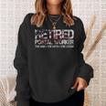 Retired Postal Worker The Man The Myth The Legend - Retired Postal Worker The Man The Myth The Legend Sweatshirt Gifts for Her