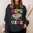Retro 90S Vibes Take Me Back To The 90S Made Me Vintage 90S Vintage Designs Funny Gifts Sweatshirt Gifts for Her