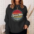 Retro Ancient Oaks Home State Cool 70S Style Sunset Sweatshirt Gifts for Her