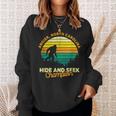 Retro Angier North Carolina Big Foot Souvenir Sweatshirt Gifts for Her