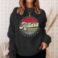 Retro Ardara Home State Cool 70S Style Sunset Sweatshirt Gifts for Her