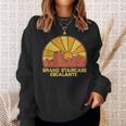 Retro Grand Staircase Escalante Sun Vintage Graphic Sweatshirt Gifts for Her
