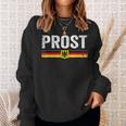 Retro Oktoberfest German Flag Prost Sweatshirt Gifts for Her