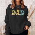 Retro Pickleball Dad Paddles Ball Fathers Day Pickleball Sweatshirt Gifts for Her