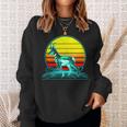 Retro Pronghorn Vaporwave Sweatshirt Gifts for Her