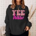 Retro Yee Haw Howdy Rodeo Western Country Southern Cowgirl Gift For Womens Sweatshirt Gifts for Her