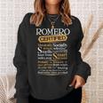 Romero Name Gift Certified Romero Sweatshirt Gifts for Her