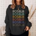 Rosalia First Name Retro Vintage 90S Stylet Sweatshirt Gifts for Her