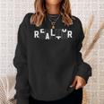 Rotating Letters Realtor Rent Broker Real Estate Agent Sweatshirt Gifts for Her