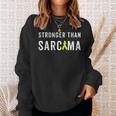 SarcomaBone Cancer Awareness Patient Gift Yellow Sweatshirt Gifts for Her