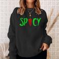 Sauce Lovers Hot Chilli Pepper Sweatshirt Gifts for Her