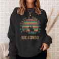 Save A Horse Ride A Cowboy Western Cowboy Cowgirl Horseback Sweatshirt Gifts for Her